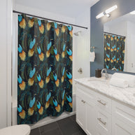 Birds of Paradise Botanical - Shower Curtain