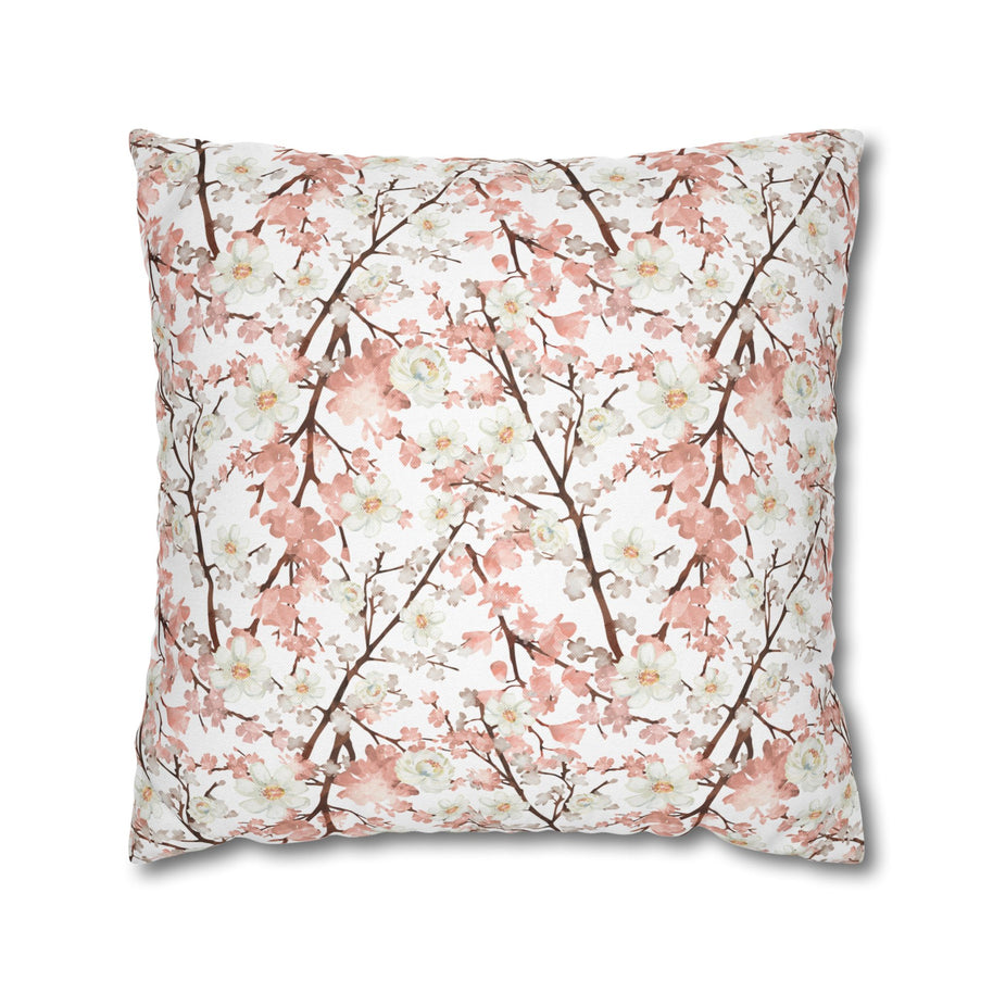 Botanical Blossoms with White - Decorative Pillow Cover