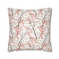 Botanical Blossoms with White - Decorative Pillow Cover