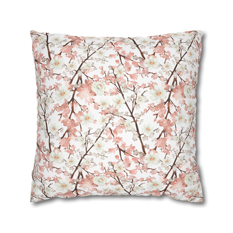Botanical Blossoms with White - Decorative Pillow Cover
