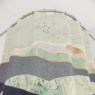 Golden Spring Reflection - Shower Curtain