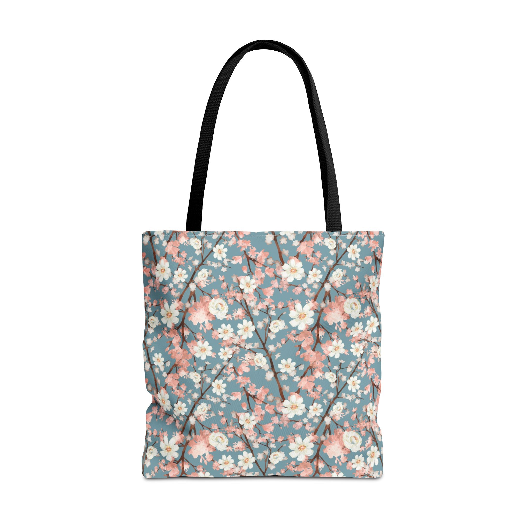 Botanical Blossoms with Blue - Tote Bag