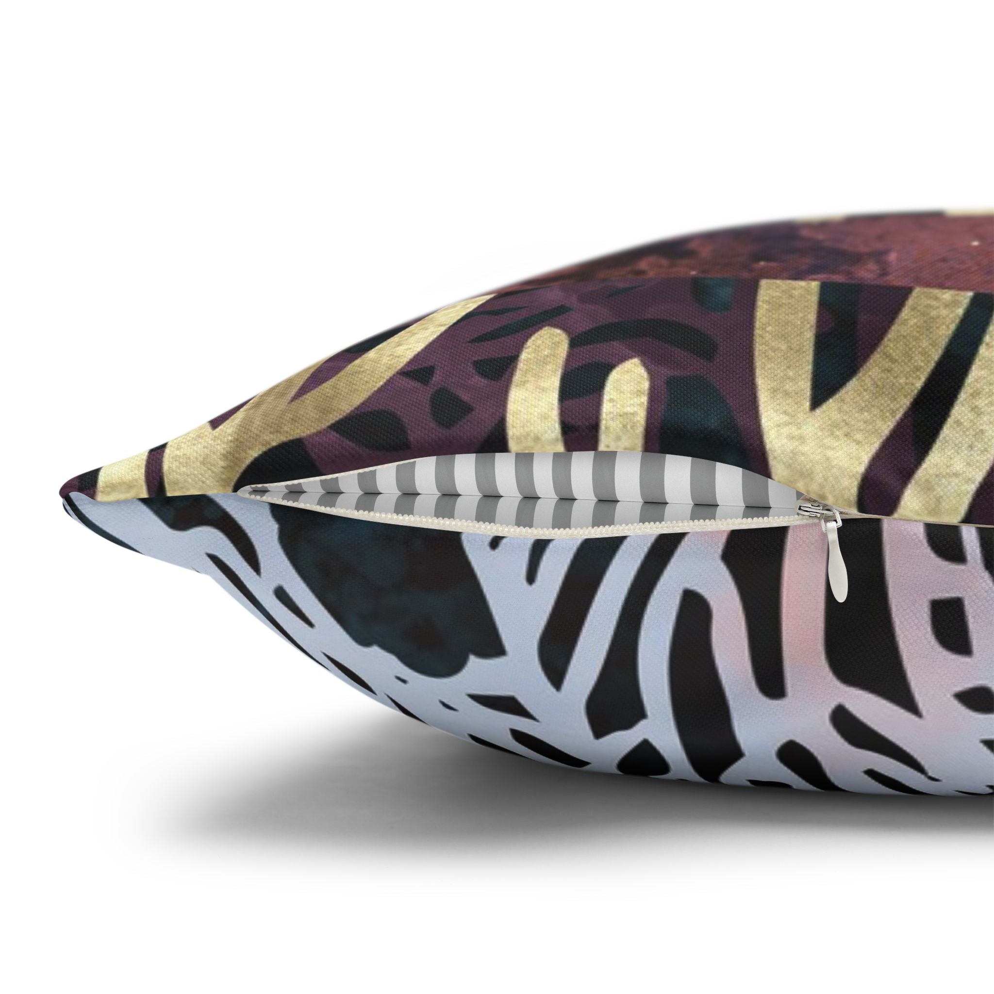 Metallic Coral - Decorative Pillow Cover