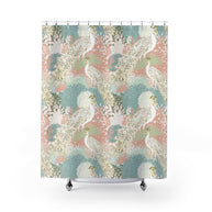 Peacock Garden - Shower Curtain