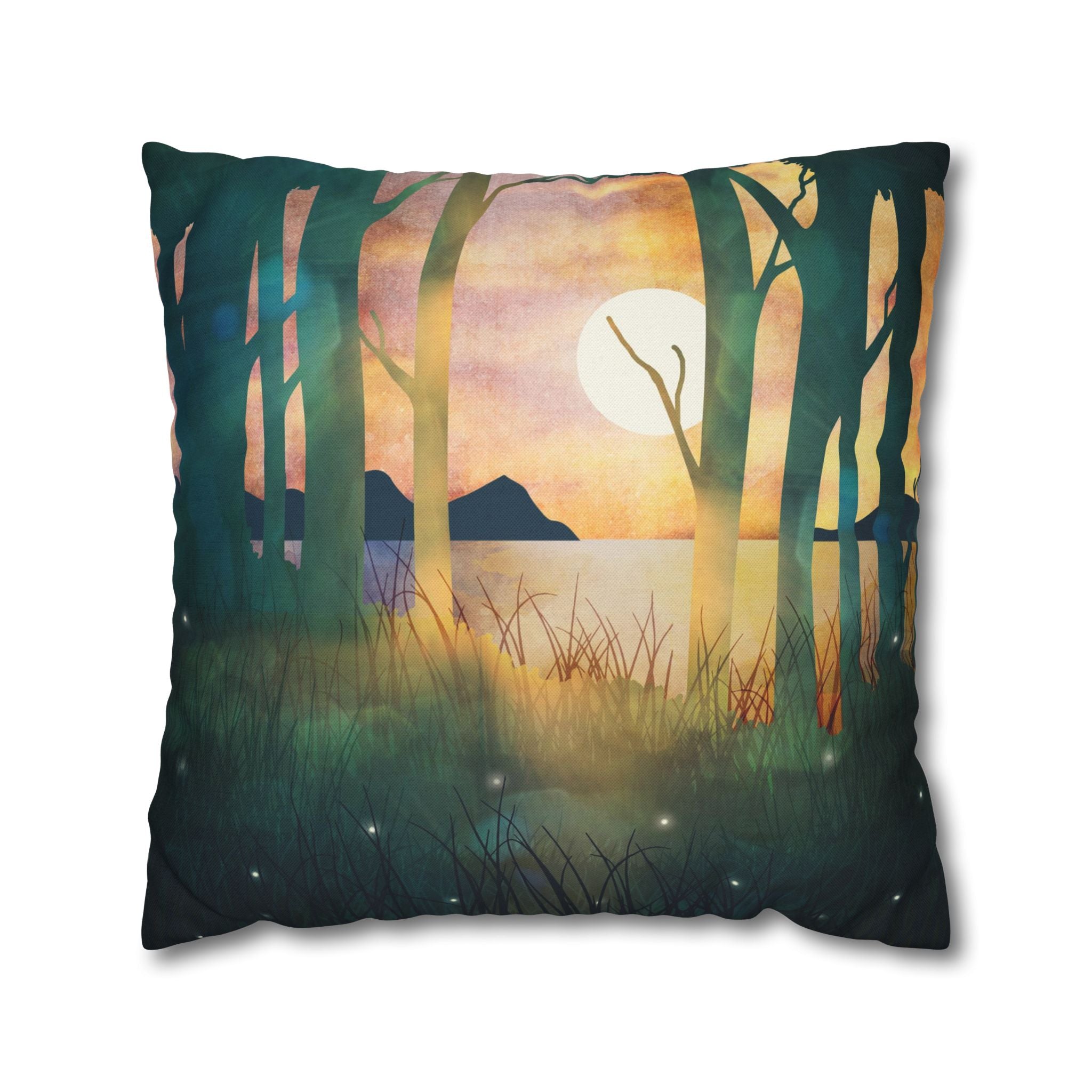 Autumn Evening - Decorative Pillow Cover