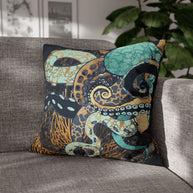 Metallic Octopus II - Decorative Pillow Cover