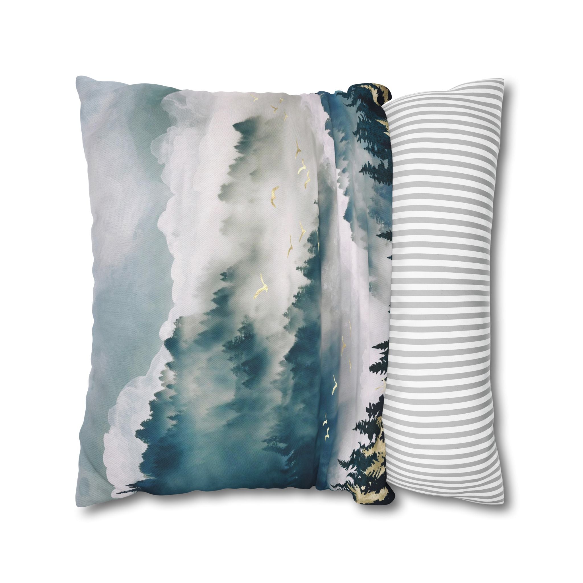 Misty Mountains - Decorative Pillow Cover