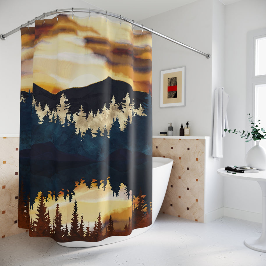 Fall Sunset - Shower Curtain