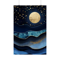 Golden Moon - Poster Print - No Frame