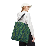 Ferns and Navy - Tote Bag