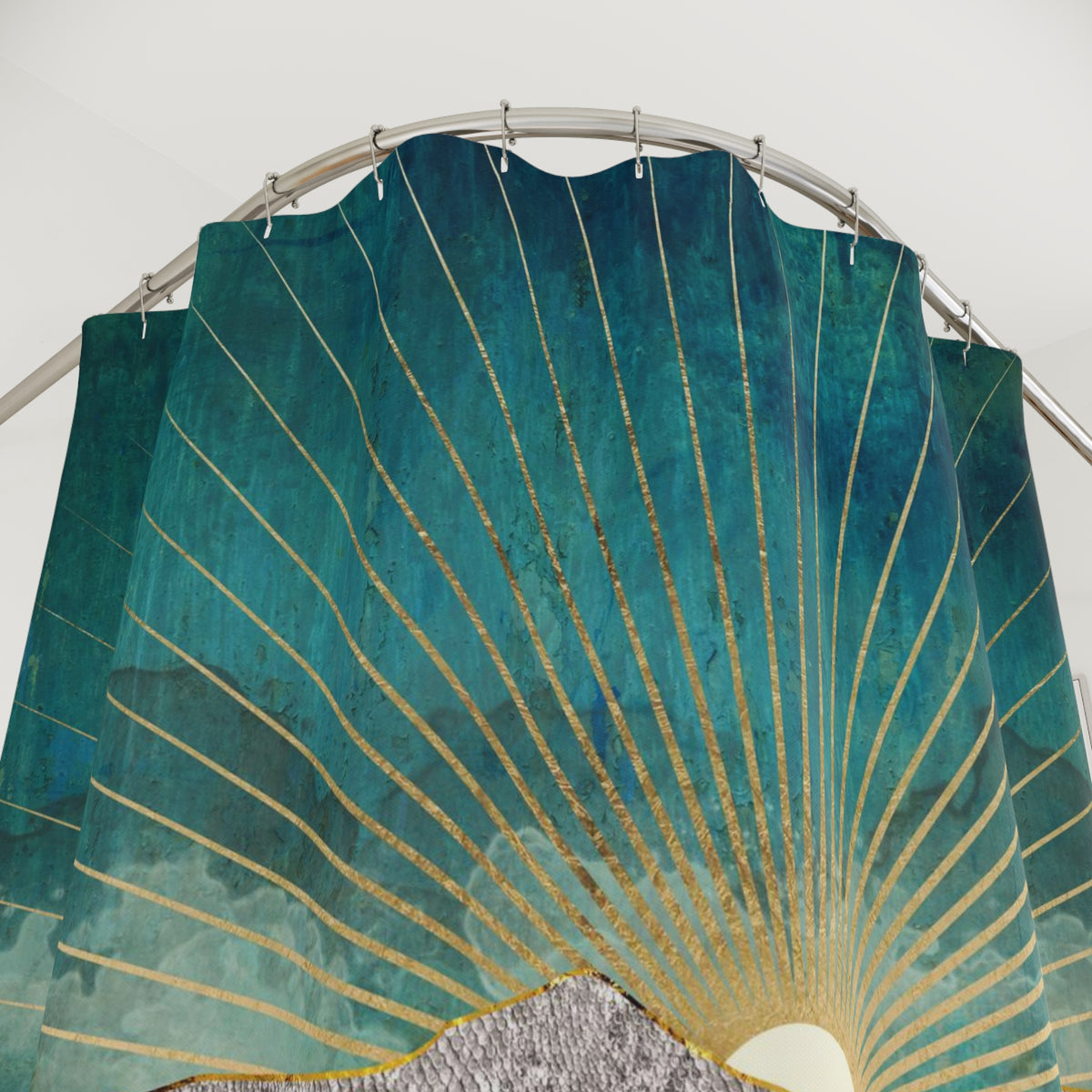 Peacock Vista - Shower Curtain