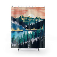 Lake Mist - Shower Curtain