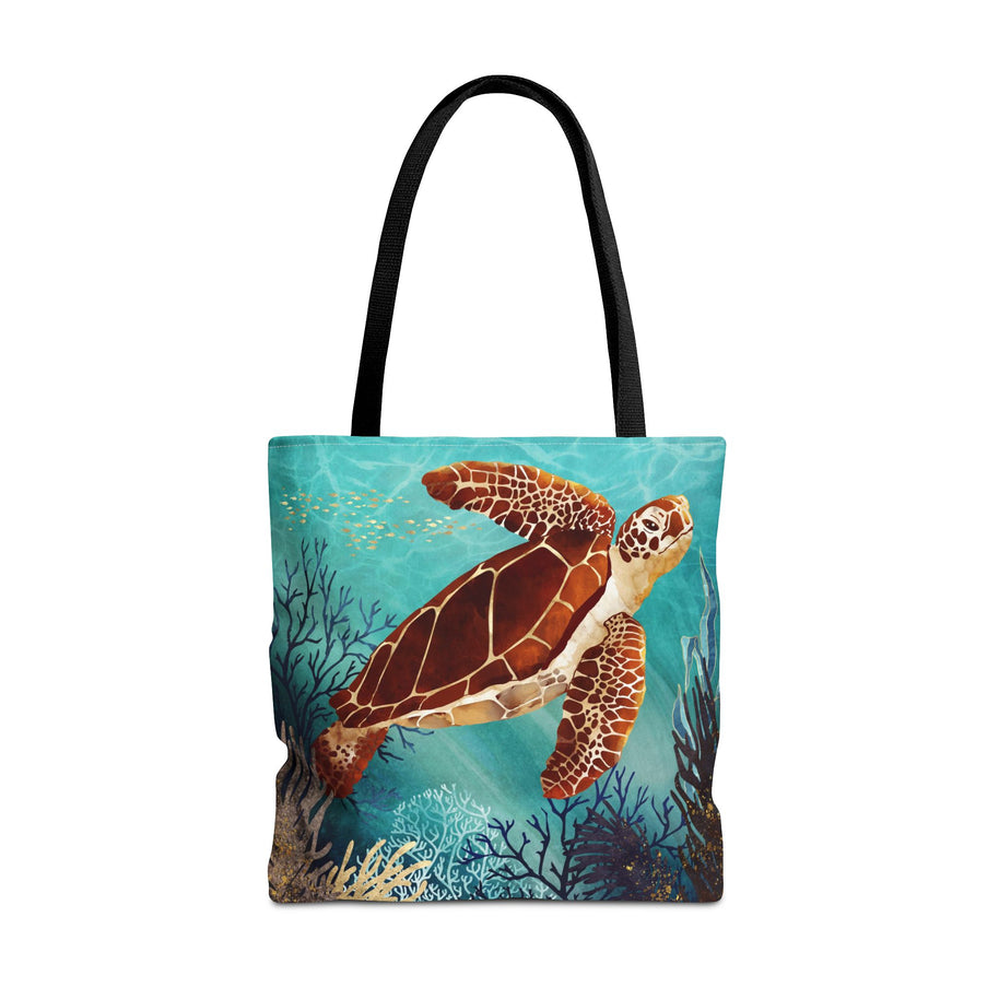 Metallic Sea Turtle - Tote Bag