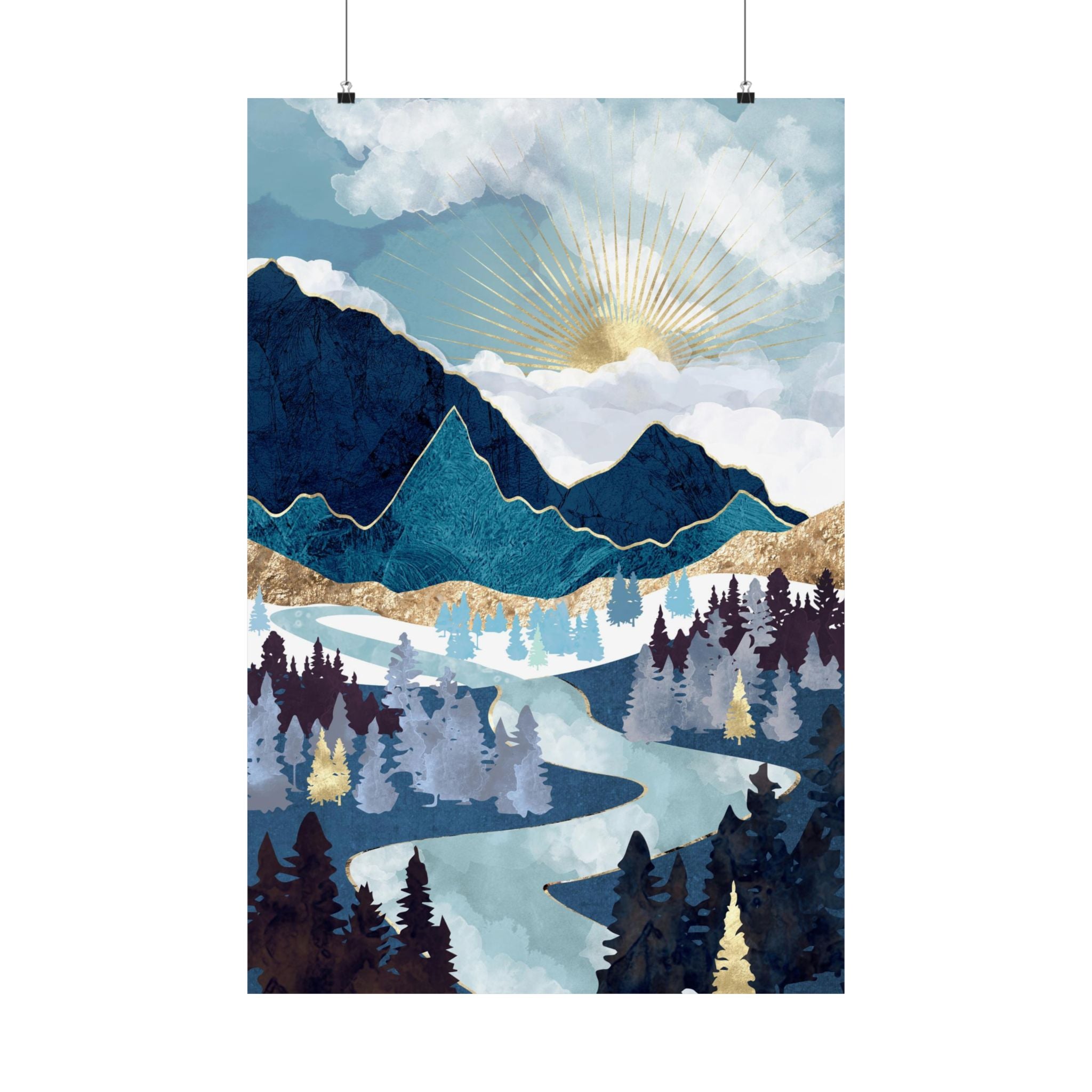Valley Sunrise - Poster Print - No Frame