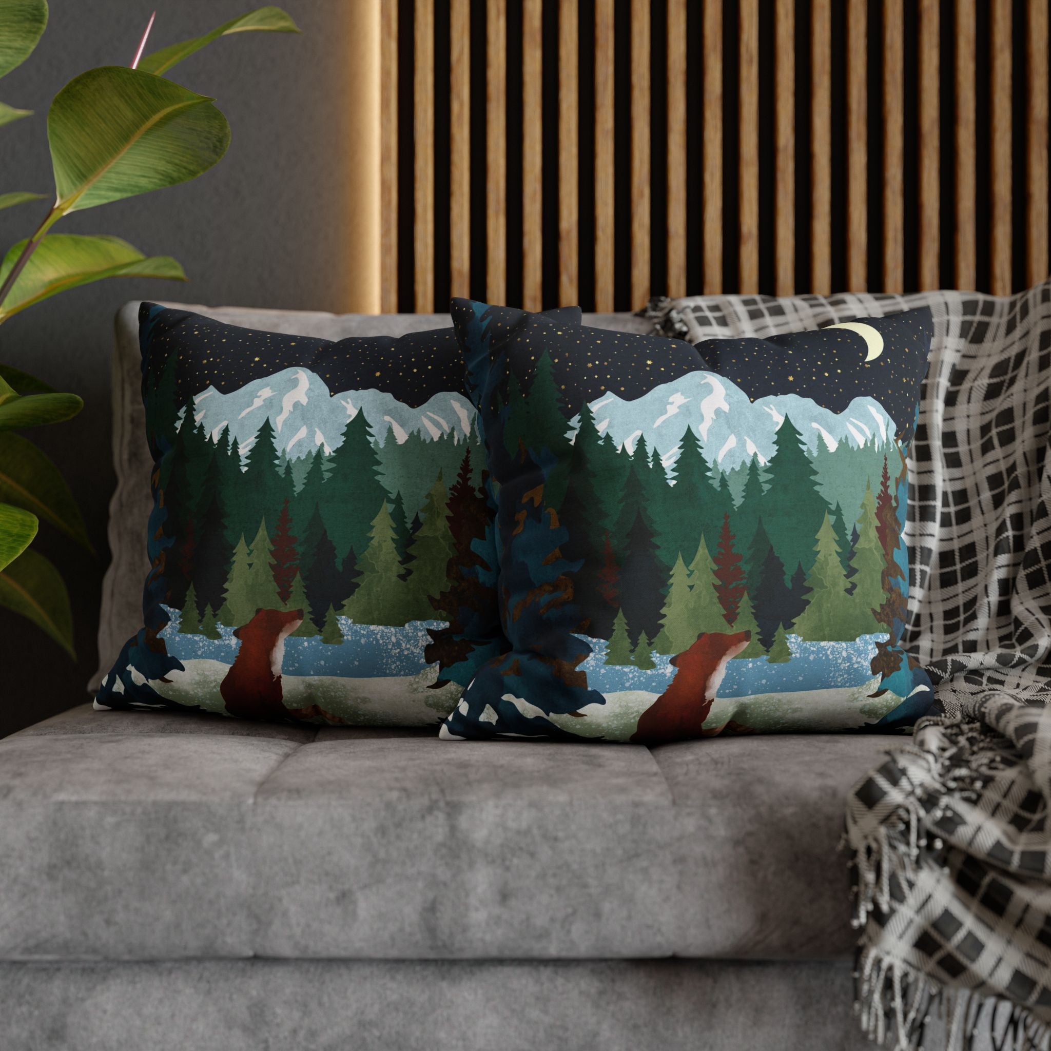 Winter Fox - Decorative Pillow Cover