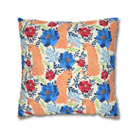 Botanical Leopard Cream - Decorative Pillow Cover