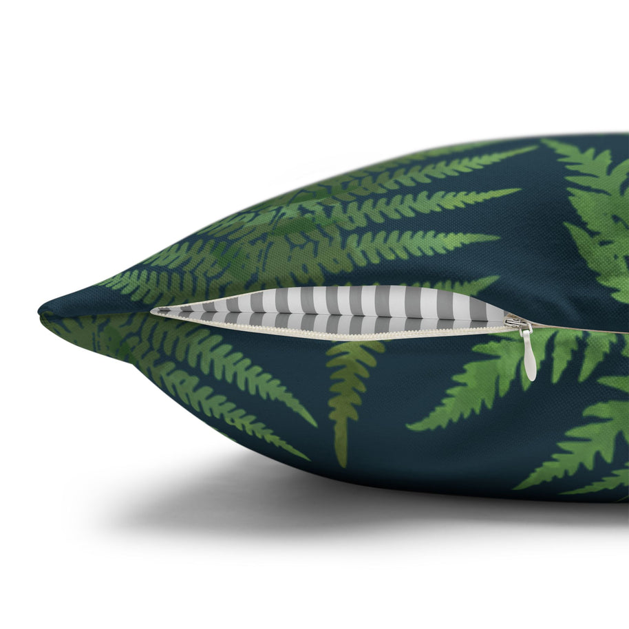 Blue Ferns - Decorative Pillow Cover