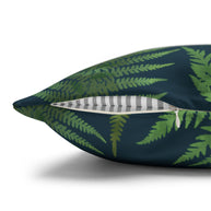 Blue Ferns - Decorative Pillow Cover