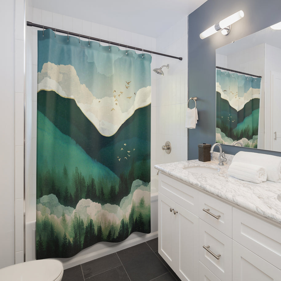Emerald Hills - Shower Curtain