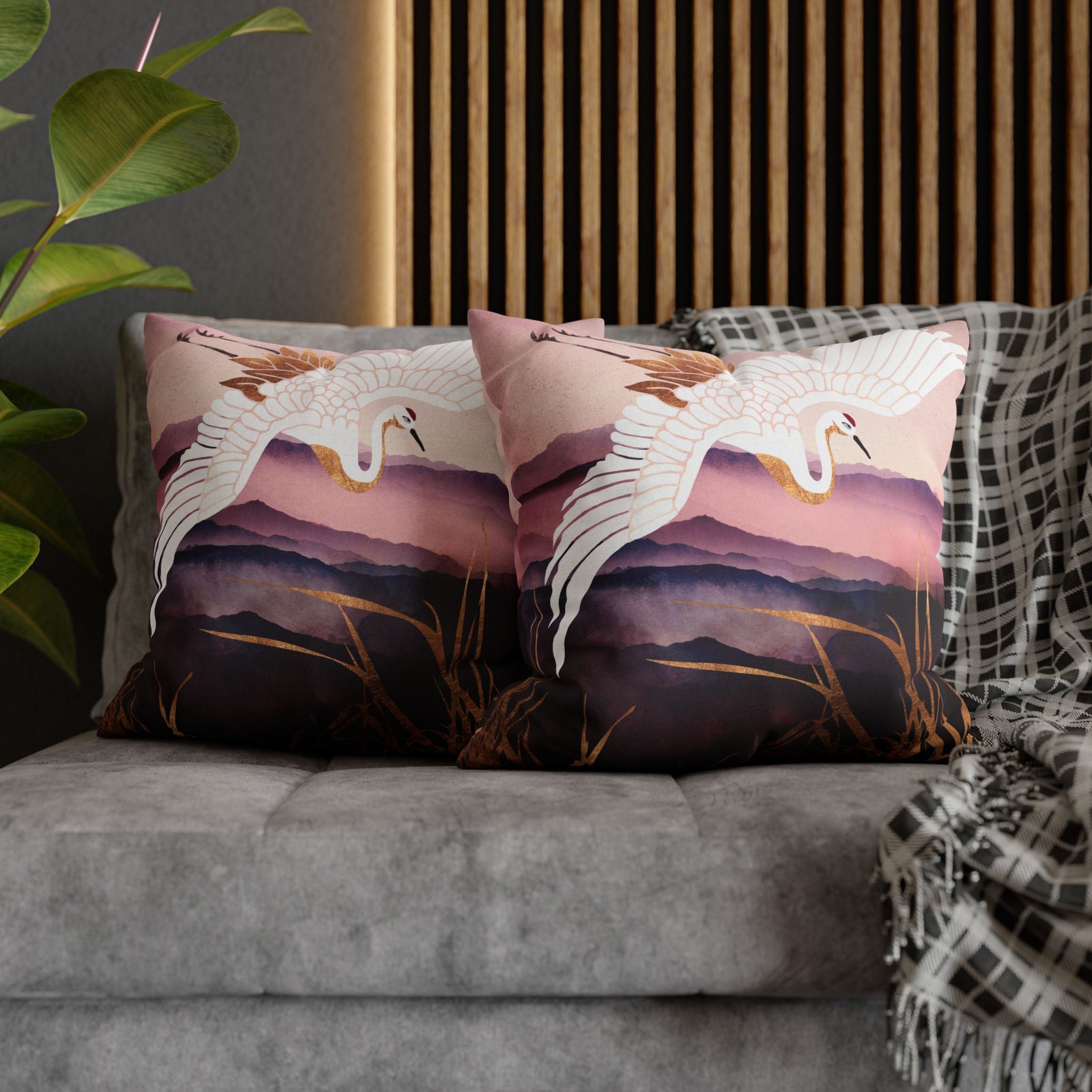 Elegant Flight III  - Decorative Pillow Cover