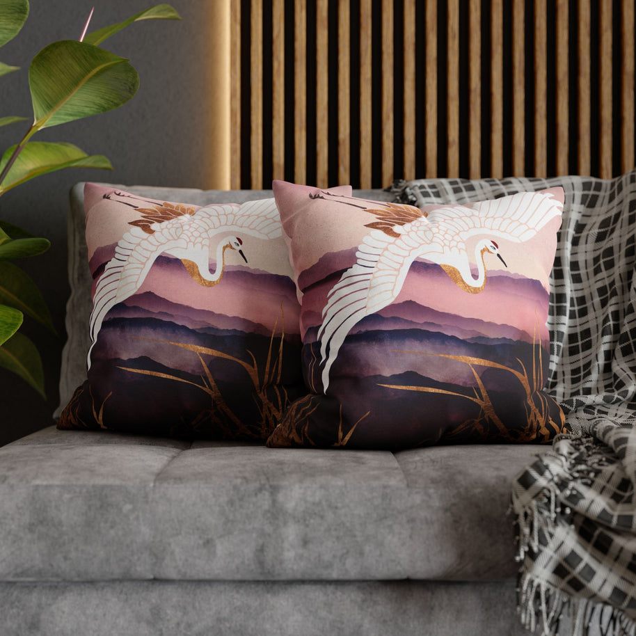 Elegant Flight III  - Decorative Pillow Cover