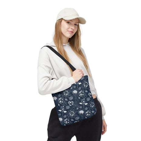 Protea Navy and White - Tote Bag