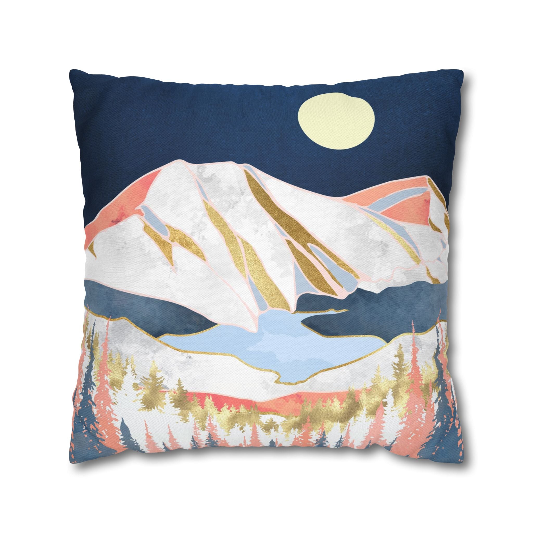 Lake Mountains - Decorative Pillow Cover