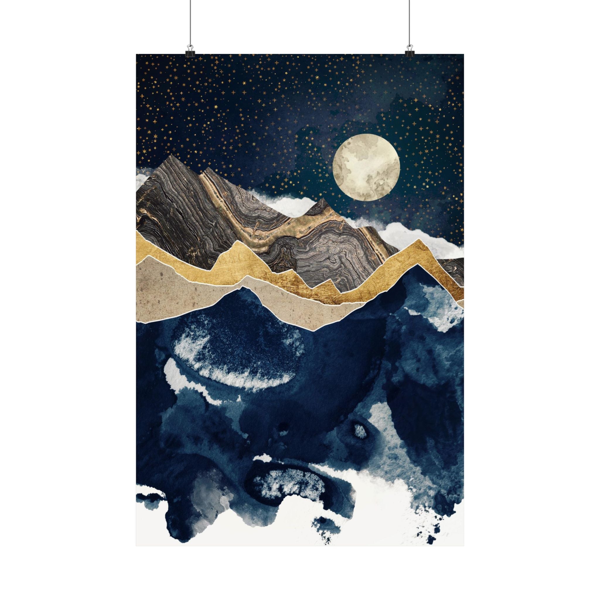Midnight Winter - Poster Print - No Frame
