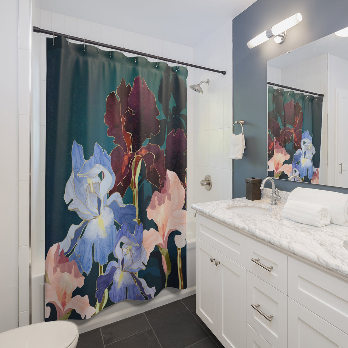 Iris Abstract - Shower Curtain