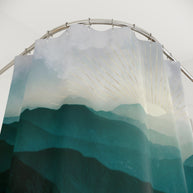 Waters Edge Reflection - Shower Curtain