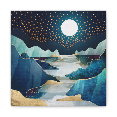 Moon Glow Matte Canvas, Stretched, No Frame