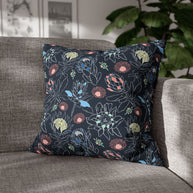 Proteas with Navy and Color Pop - Decorative Pillow Cover
