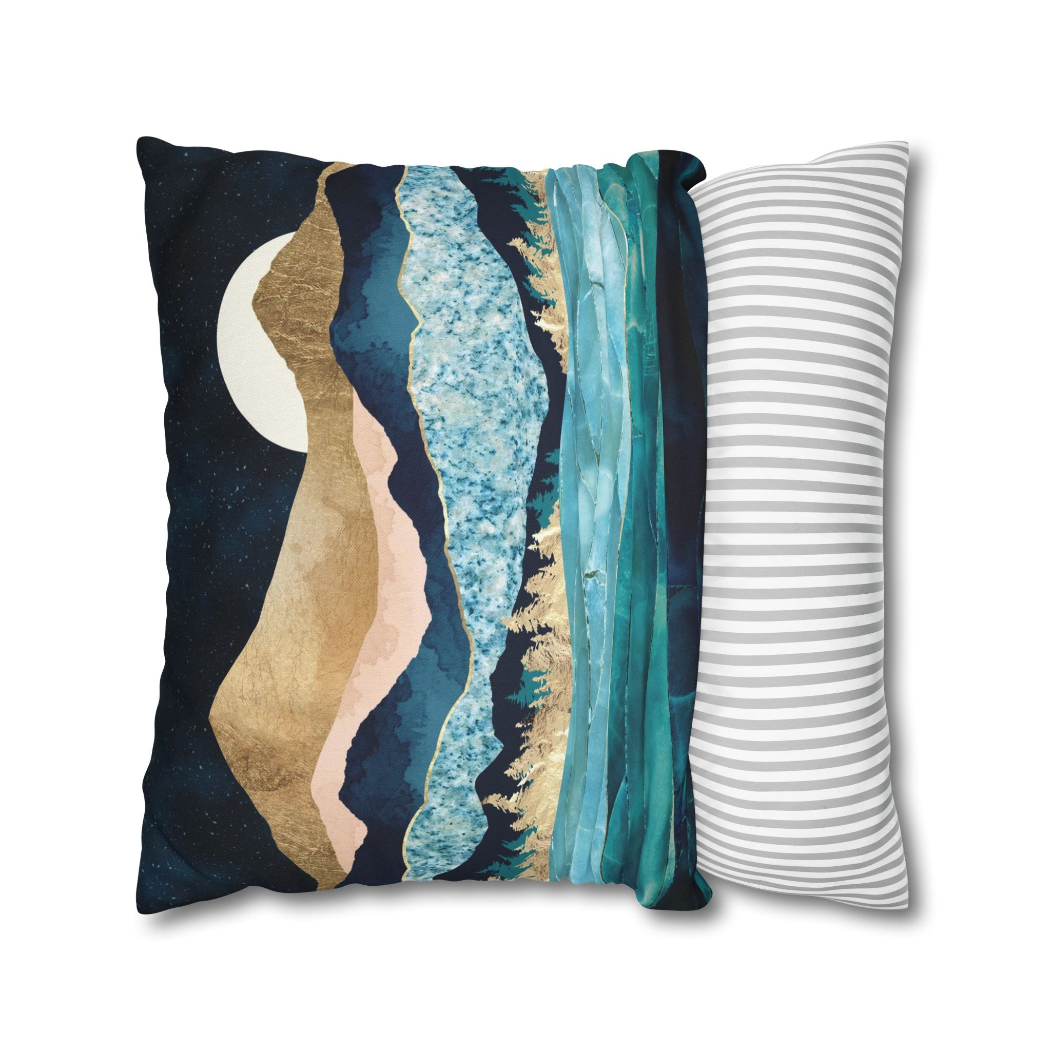 Midnight Ocean - Decorative Pillow Cover