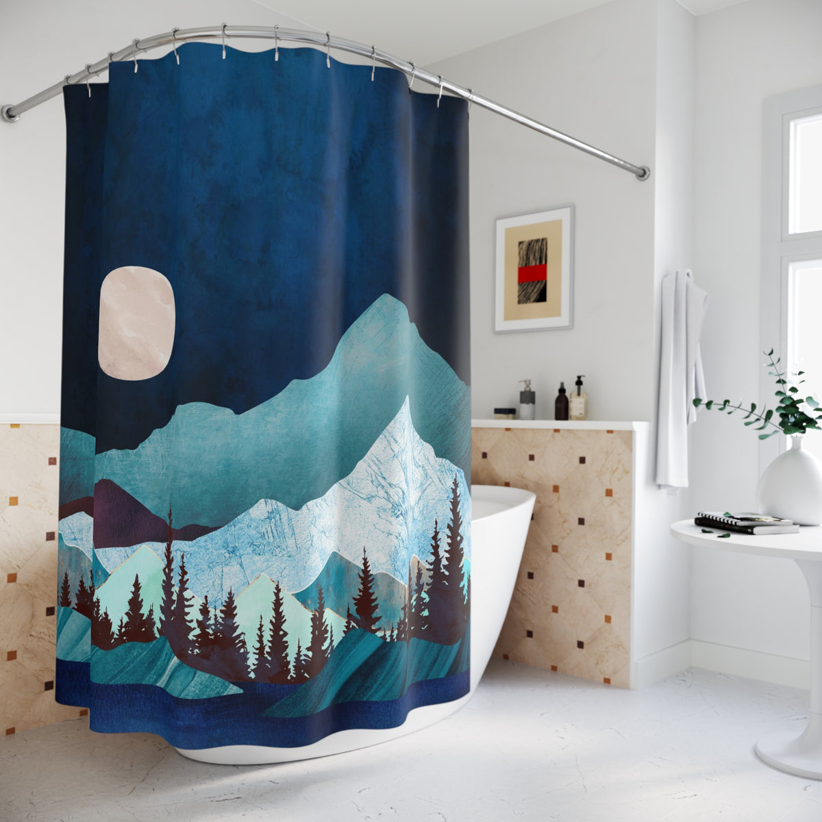Moon Bay - Shower Curtain
