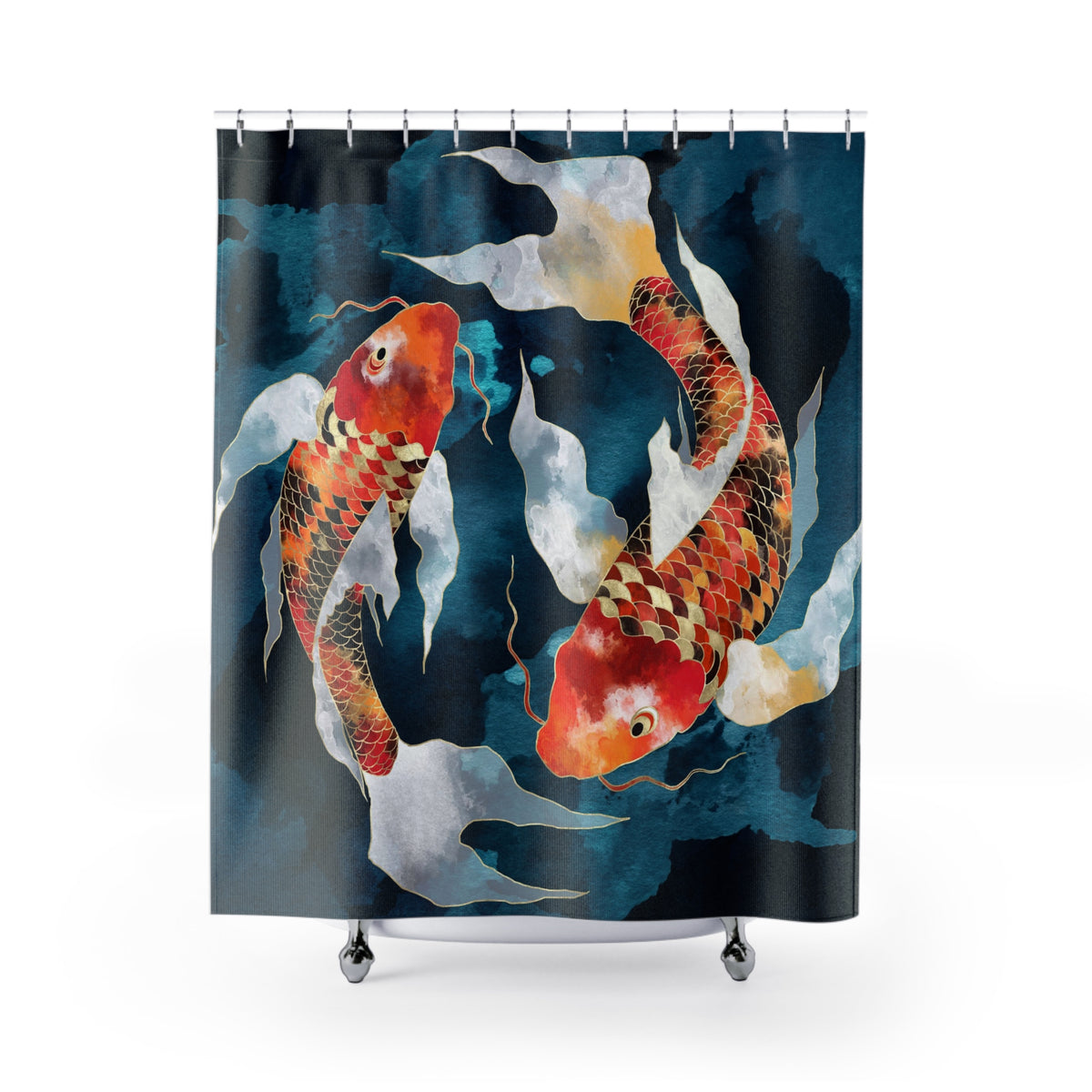 Metallic Koi II - Shower Curtain