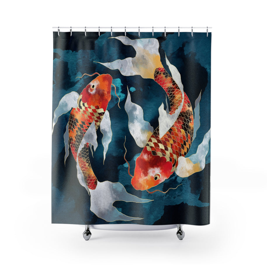 Metallic Koi II - Shower Curtain