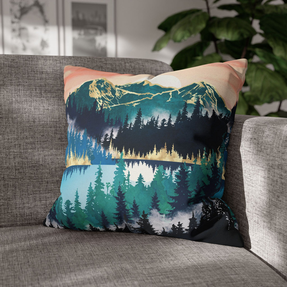 Lake Mist - Decorative Pillow Cover