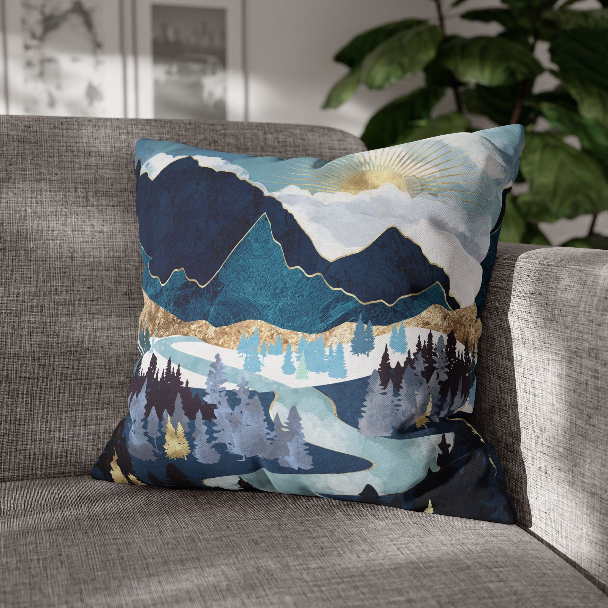 Valley Sunrise - Decorative Pillow Cover