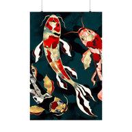 Metallic Koi - Poster Print - No Frame