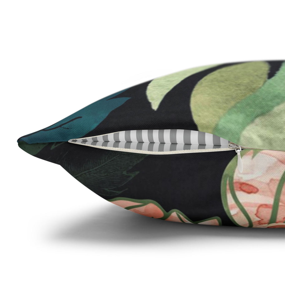 Floral Snake - Decorative Pillow Cover