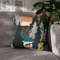 Amber Fox  - Decorative Pillow Cover