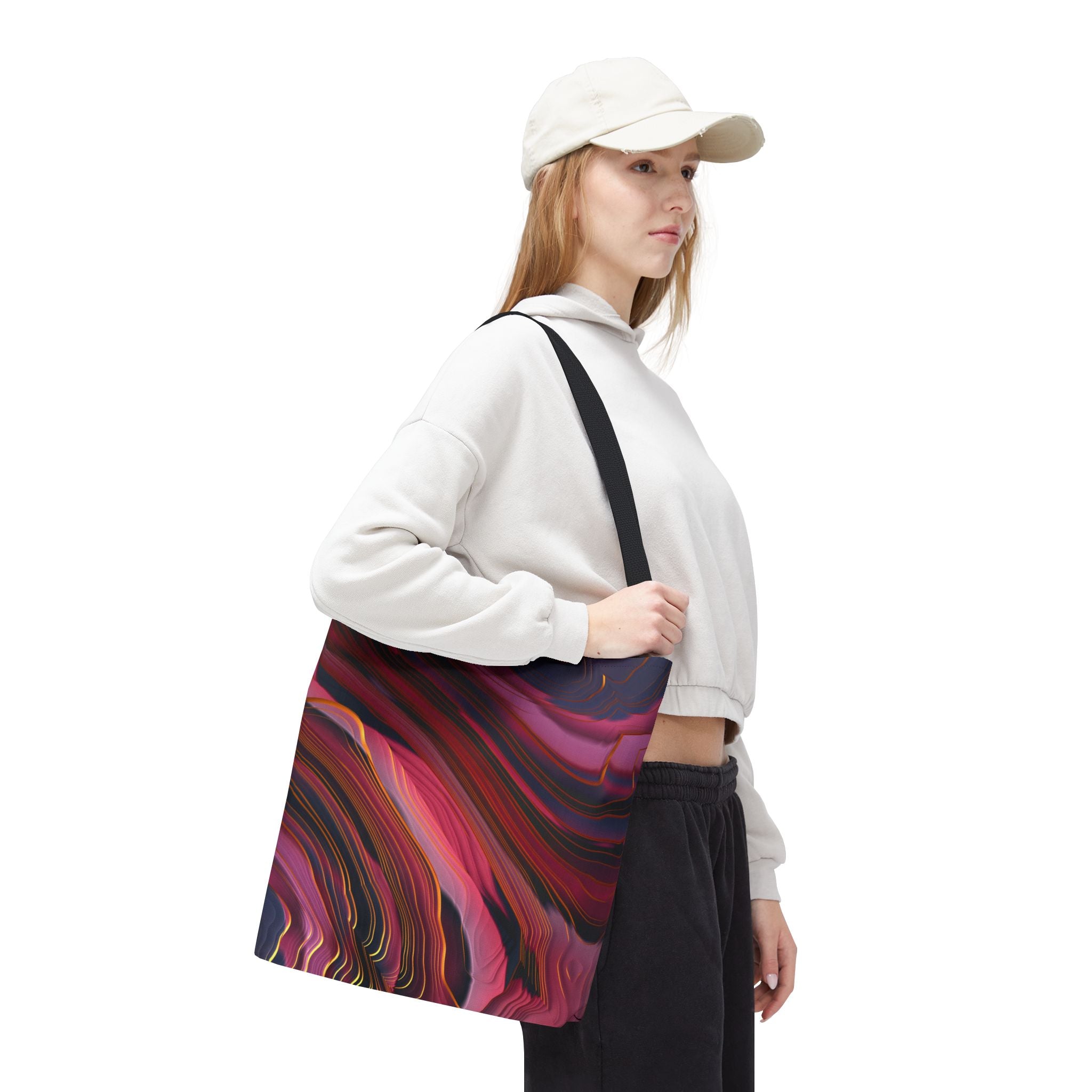 Plum Abstract - Tote Bag