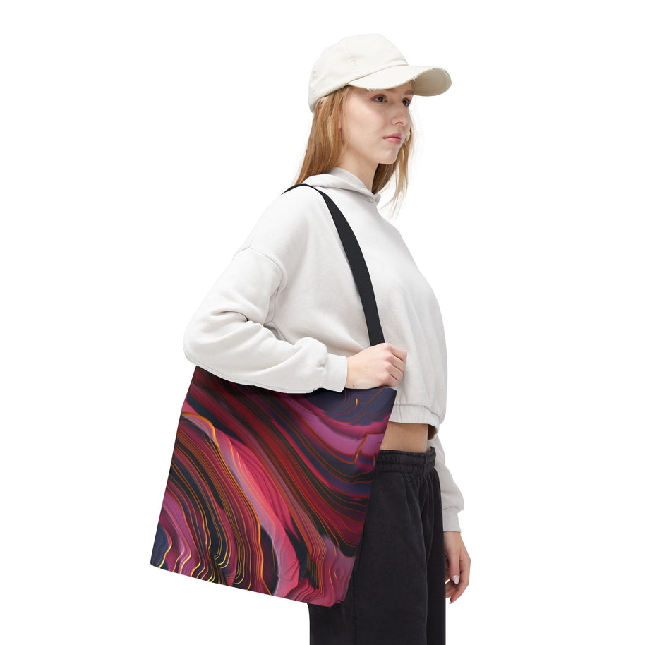 Plum Abstract - Tote Bag