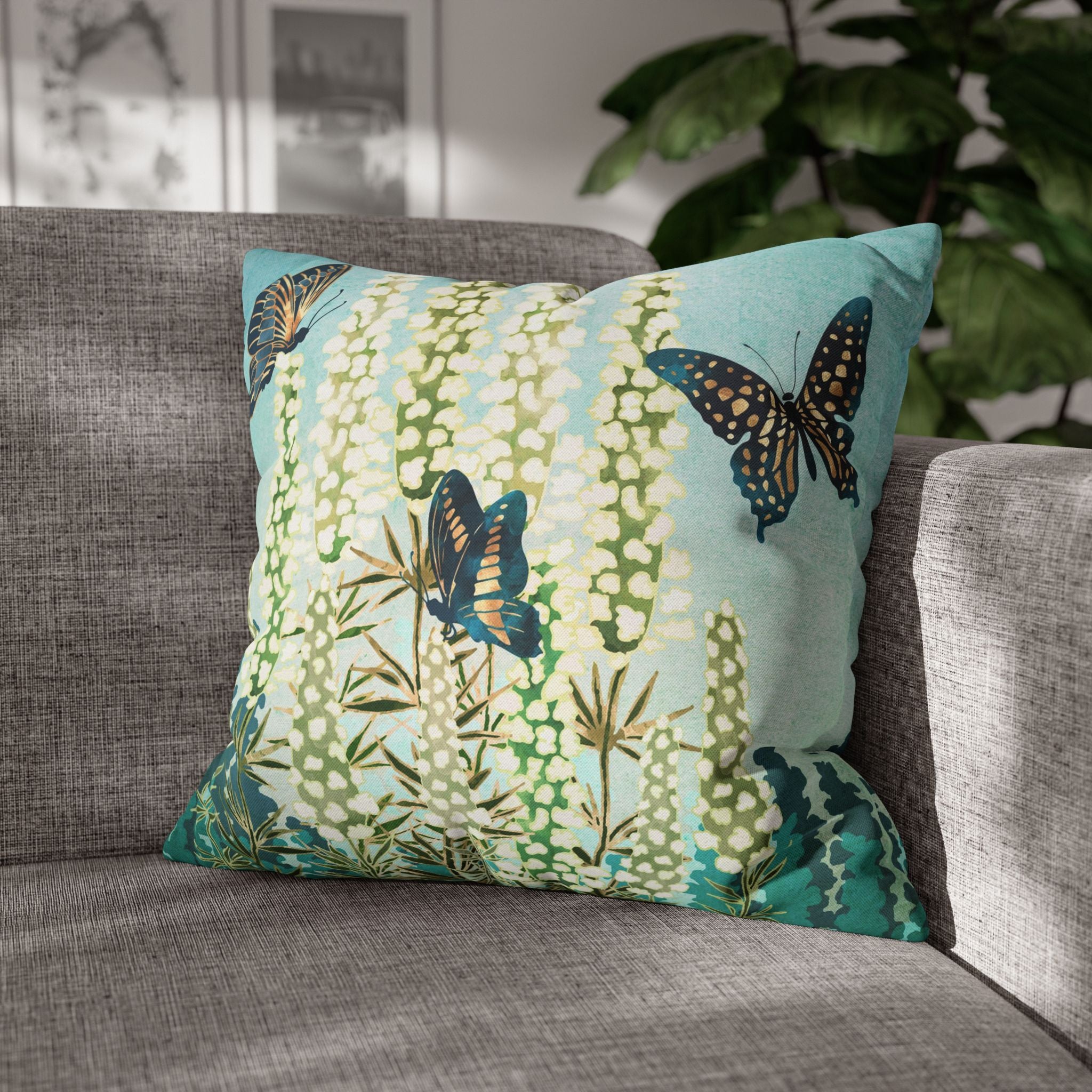 Butterfly Garden - Decorative Pillow Cover