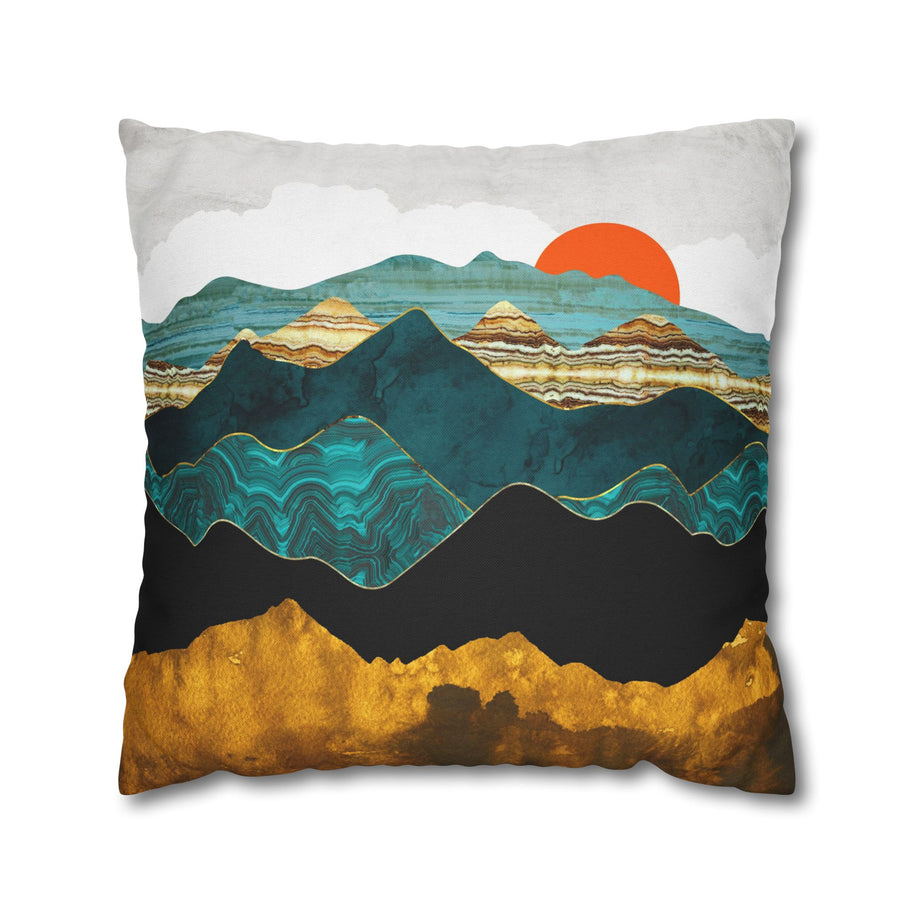 Turquoise Vista - Decorative Pillow Cover