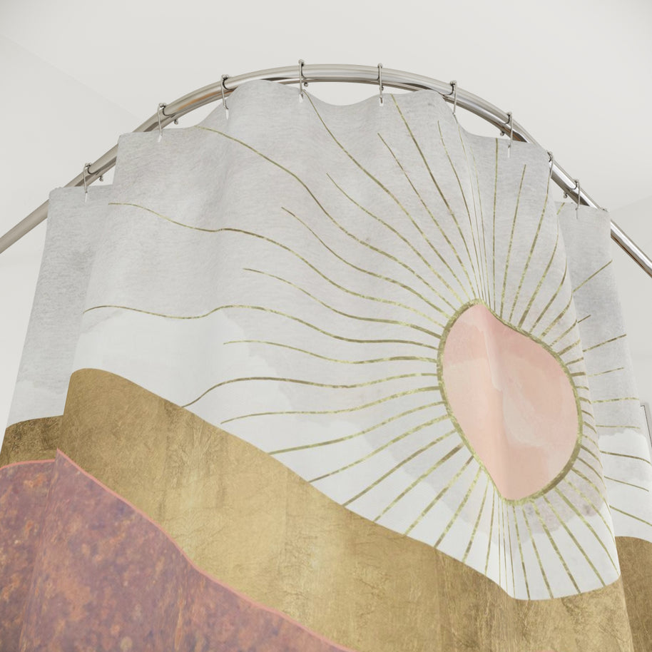 Blush Sun - Shower Curtain