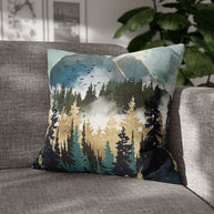 Misty Pines - Decorative Pillow Cover