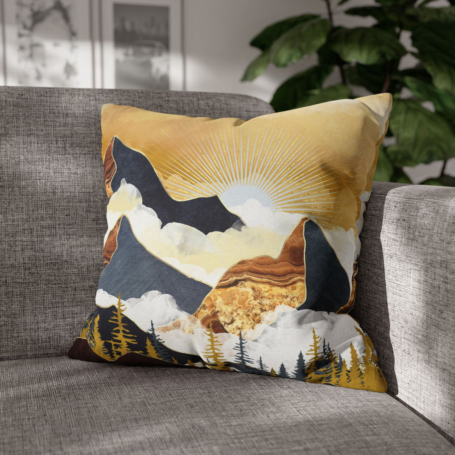 Misty Peaks - Decorative Pillow Cover