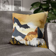 Misty Peaks - Decorative Pillow Cover