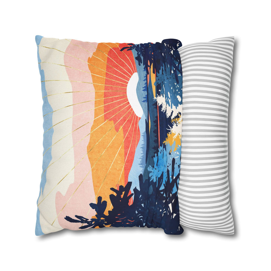 Sunset Lake - Decorative Pillow Cover